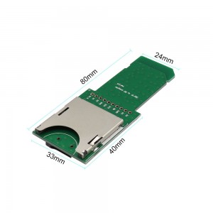 Cartão Mini SD TF universal para cartão de extensão do adaptador de leitor de placa de cartão SD