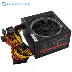 TFSKYWINDINTL 600w PC Power Supply PSU Rated 600W 110V 220V Bivolt For ATX Computer Case Gaming 20/24PIN 12V Desktop Source