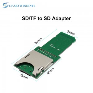 Univerzalna mini SD TF kartica za SD karticu za čitač ploča, adapter za proširenje kartice