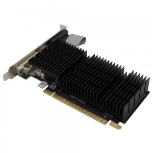 TFSKYWINDINTL گيمنگ GeForce GT 710 2GB GDRR3 64-bit HDCP سپورٽ DirectX 12 OpenGL 4.5 سنگل فين لو پروفائيل گرافڪس ڪارڊ