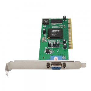Graafikakaart VGA PCI 8MB 32bit lauaarvuti lisatarvikuga multimonitor ATI Rage XL 215R3LA jaoks