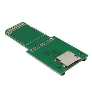 Placa de extensión de tarxeta TF/SD a SD. Conxunto de tarxetas de proba SD. PCB de proba de tarxetas TF