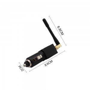12v-24v Tsheb Anti-Tracking GPS Signal Interference Shield nrog Cigarette Lighter