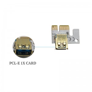 Riser 012 PRO LED Haske PCIE Riser don Faɗin Katin Katin Bidiyo Adaftar Katin PCI-E 16X Riser Don Ma'adinai