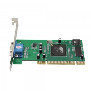 גראַפיקס קאָרט VGA PCI 8MB 32bit דעסקטאָפּ קאָמפּיוטער אַקסעסערי מולטי מאָניטאָר פֿאַר ATI Rage XL 215R3LA