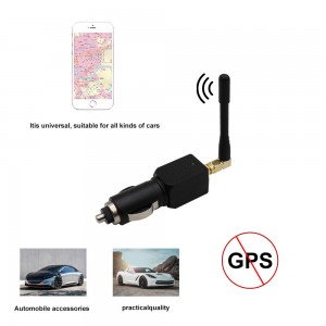 Bouclier d'interférence de signal GPS anti-suivi de voiture 12v-24v avec allume-cigare