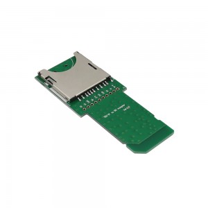 Tarjeta Universal Mini SD TF a tarjeta SD, adaptador de ranura para lector, tarjeta de extensión
