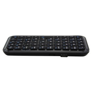 Bezprzewodowa mini klawiatura Bluetooth Smukły czarny komputer Przenośna mała klawiatura ręczna dla iPhone'a Smartfon z systemem Android Tablet PC