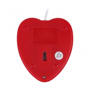 Компьютерная проводная мышь USB оптическая креативная игровая милая эргономичная мышь Mause Love Heart 3D для ноутбука, планшета, ноутбука, подарок для девочки
