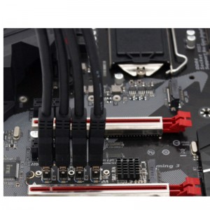 M.2/NGFF pou 4 pò PCI-E USB3.0 ekspansyon kat M2 pou kat grafik USB3.0 ekstansyon kab 1 pou 4