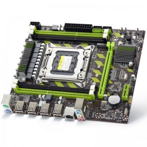 X79G X79 मदरबोर्ड सेट LGA2011 कॉम्बो Xeon E5 2670 V2 CPU 2pcs x 8GB = 16GB मेमोरी DDR3 RAM रेडिएटर 12800R 1600Mhz के साथ