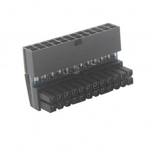 24P Connector Mainboard Motherboard ATX 24Pin to 24Pin 90 Degree Power Adapter Connector para sa ATX Cable mas mahusay na Power Supply