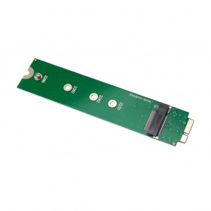 M.2 NGFF SSD1369 A1370 Adapter 2010 2011 MacBook Air HDD Converter Adapter ကတ် ပံ့ပိုးမှု 2230 2242 Solid State Drive