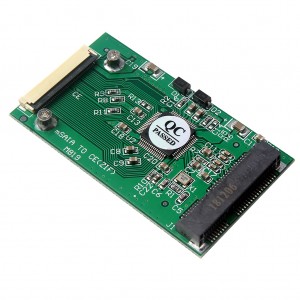 నమ్మదగిన కొత్త మినీ mSATA PCI-E SSD నుండి 40పిన్ ZIF CE కేబుల్ అడాప్టర్ కార్డ్ హాట్