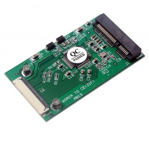 Mini mSATA PCI-E SSD berri fidagarria 40 pin ZIF CE kable egokitzaile txartela beroa