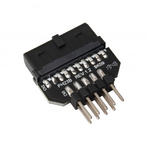 Компютер motherboard USB3.0 19pin ба USB2.0 9pin сарлавҳаи интиқоли корти 9-pin ба 19-pin корти интиқоли интерфейс