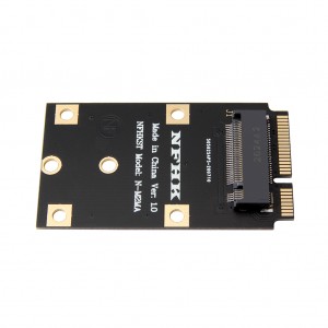 MINI PCIE uz NVMe M.2 NGFF SSD cieto disku uz mini pci-e bezvadu tīkla kartes pārsūtīšanas karti