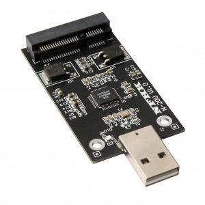 USB 2.0 سے mSATA SSD اڈاپٹر کارڈ mSATA سالڈ اسٹیٹ ڈسک سے USB 2.0 اڈاپٹر کارڈ