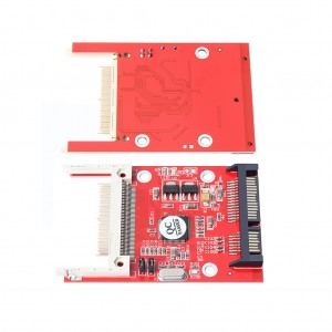 cf karta SAT 2.5 ″ 22Pin öwrüji adapter seriýasy ATA HDD gaty disk kartoçkasy CF Sata adapterine JM20330