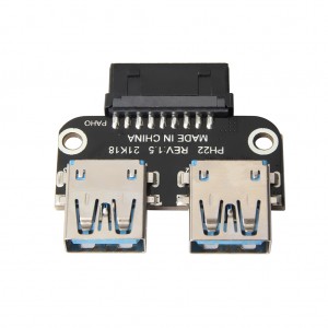 Conector splitter USB 3.0 cu 20 pini tip A