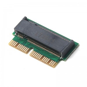 M Key M.2 PCI-e ወደ AHCI SSD Adapter Card ለ2013 2014 2015 ማክቡክ ኤር A1465 A1466 Pro A1398 A1502 A1419