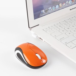 Mini mouse Wireless għall-Kompjuter 2.4Ghz Gaming Small Mause 1600 DPI Ottiku USB Ergonomic USB Portable Kids Ġrieden għal PC Laptop