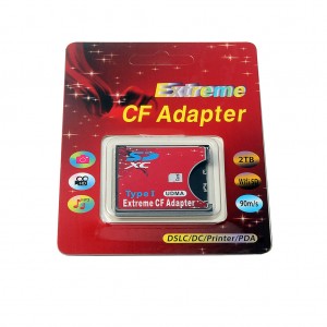 컴퓨터 구성 요소 SD-CF 카드 세트는 무선 WIFI SD CF 카드 SLR 카메라 카드 유형 I 유형 얇은 카드를 지원합니다.