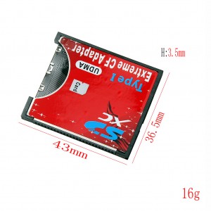 Componente computer Setul de carduri SD la CF acceptă card WIFI SD CF card SLR pentru camere foto de tip I card subțire