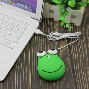 Silent Cute Wired Mouse Anime Cartoon Design Computer Mause USB Optical Small Hand Mini Mice For PC Laptop Kid Mwana Mphatso