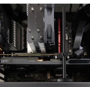 TEUCER VC-1 Aluminium grafische videostandaard GPU-ondersteuningsaansluiting Desktop PC-behuizing Beugel Koelkit Videokaartenhouder