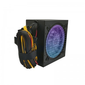 Datoru RGB ventilatori 80plus bronzas 700W 800W galddatora ATX barošanas avots 110v 220v
