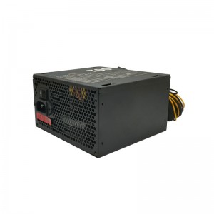 Kompiuterio RGB ventiliatoriai 80 plius bronzos 700 W 800 W stalinio kompiuterio ATX maitinimo šaltinis 110v 220v