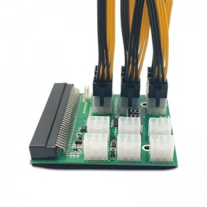 Ethereum Mining ETH ZEC LTC Server PSU Power Supply Unit to GPU Breakout Board Adapter