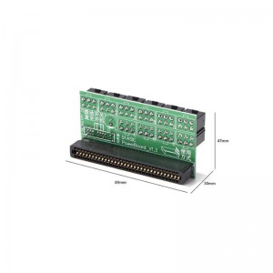 Power Supply Breakout Board 750W-1200W PSU 10 Ports PCIe 6 Pin for HP DPS-800GB A DPS-1200FB A DPS-1200QB A BTC Minener Mining