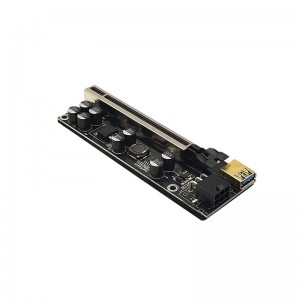 I-VER009S Plus PCI-E Riser Card PCI Express 1X 16X USB 3.0 Cable SATA ETH Mining