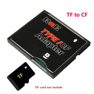 מתאם קורא כרטיסי זיכרון Micro SD TF CF Micro SDHC לסוג פלאש קומפקטי