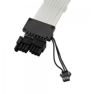 Cable RGB LED de 8 pins (6 + 2) * 2 El cable GPU de Neon 5V està disponible per a cable d'extensió de targeta gràfica de 8 pins * 2 files de 3 pins