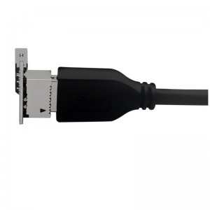 Материнська плата настільного комп’ютера USB3.1 TYPE-E Інтерфейс 90 градусів поворотний коліно спереду TYPE-C встановлено