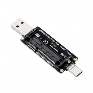 PH851 CFAST USB3.1 Type C Четец на карти Четец на смарт карти с памет Флаш устройство Поддръжка на адаптер CFE 10Gbit/S Висока скорост