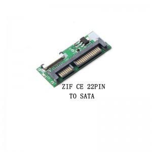 24 kontaktų LIF HDD prie SATA 22 kontaktų 2,5 colio standžiojo disko adapterio