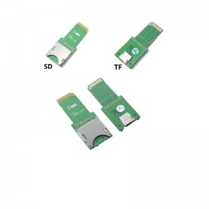 TF/SD ไปยัง SD card extension board SD ชุดทดสอบการ์ด TF card ทดสอบ PCB