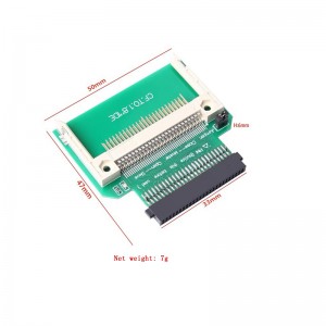 CF ಕಾಂಪ್ಯಾಕ್ಟ್ ಫ್ಲ್ಯಾಶ್ ಮೆಮೊರಿ ಕಾರ್ಡ್ 50pin 1.8″ IDE ಹಾರ್ಡ್ ಡ್ರೈವ್ SSD ಪರಿವರ್ತಕ ಅಡಾಪ್ಟರ್