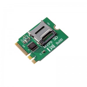 NGFF M.2 A/E KEY wireless network card interface ngadto sa Micro SD SDHC TF card reader transfer card