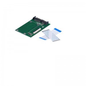 Placa convertidora adaptadora ZIF/CE de 40 pines SSD/HDD de 1,8 pulgadas a SATA macho