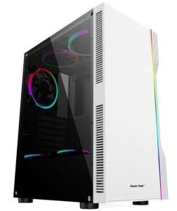 ES300 ATX Turo CPU PC Gaming Case Komputila Enfermaĵo Ludanta Kabineto Aparataro Skatolo