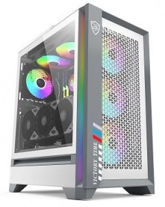 RGB PC žaidimų dėklas EATX žaidimų dėklai ATX M-ATX Baltos spalvos magnetinio tipo grūdinto stiklo šoninis skydelis