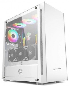 නව පැමිණීම ATX Tower Aluminium Case Desktop Server Gaming PC Computer Case Game Casin Casing Cabinet Tower