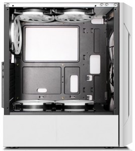 Boîtier d'ordinateur ATX/Micro-ATX blanc en tôle de haute qualité