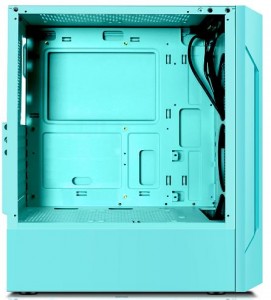 Puzdro na PC z tvrdeného skla ATX Cube Puzdro na počítač Herné počítače Puzdro na počítač s modrým