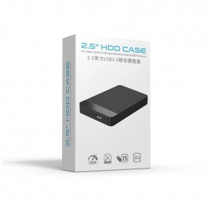 2.5 HDD SSD Case SATA to USB 3.1 3.0 Adapter Case 6gbps HD External Hard Drive Enclosure Box ສໍາລັບ Disk HDD Type USB C Enclosure